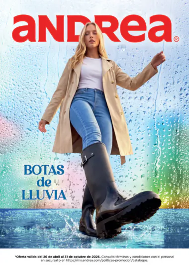 Catalogo Andrea Botas de Lluvia 2026 Mexico