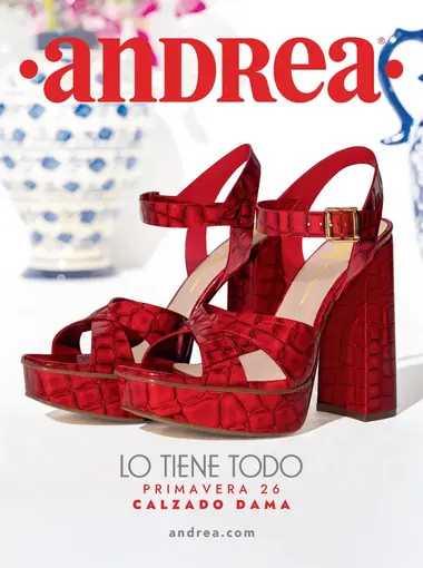 Catalogo Andrea Calzado Dama: Primavera 2026