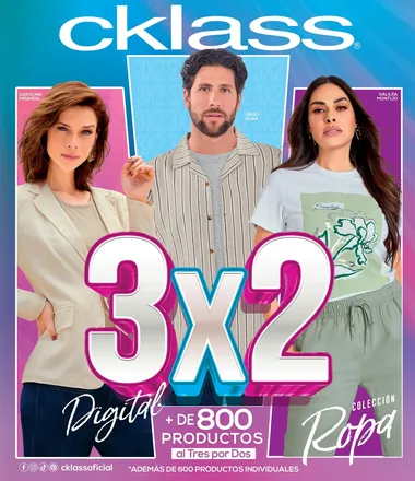 Catalogo Cklass Rebajas 3x2 Ropa: 2026