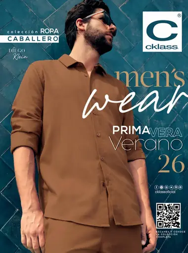 Catalogo Cklass Ropa Caballero Mens Wear: PV 2026