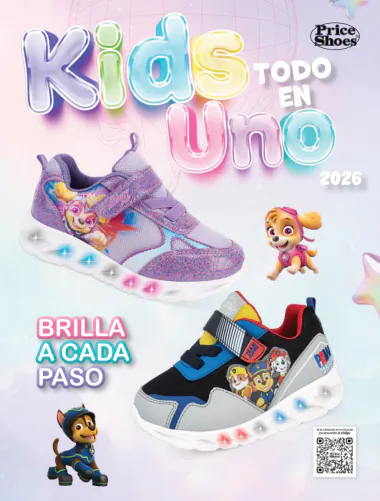 Catalogo Price Shoes Calzado Kids 2026 M&eacute;xico