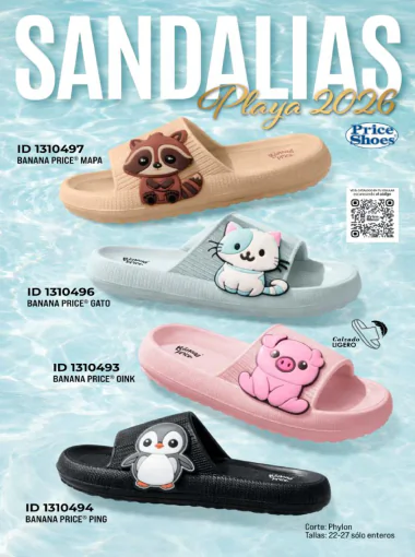 Catalogo Price Shoes Sandalias de Playa: PV 2026